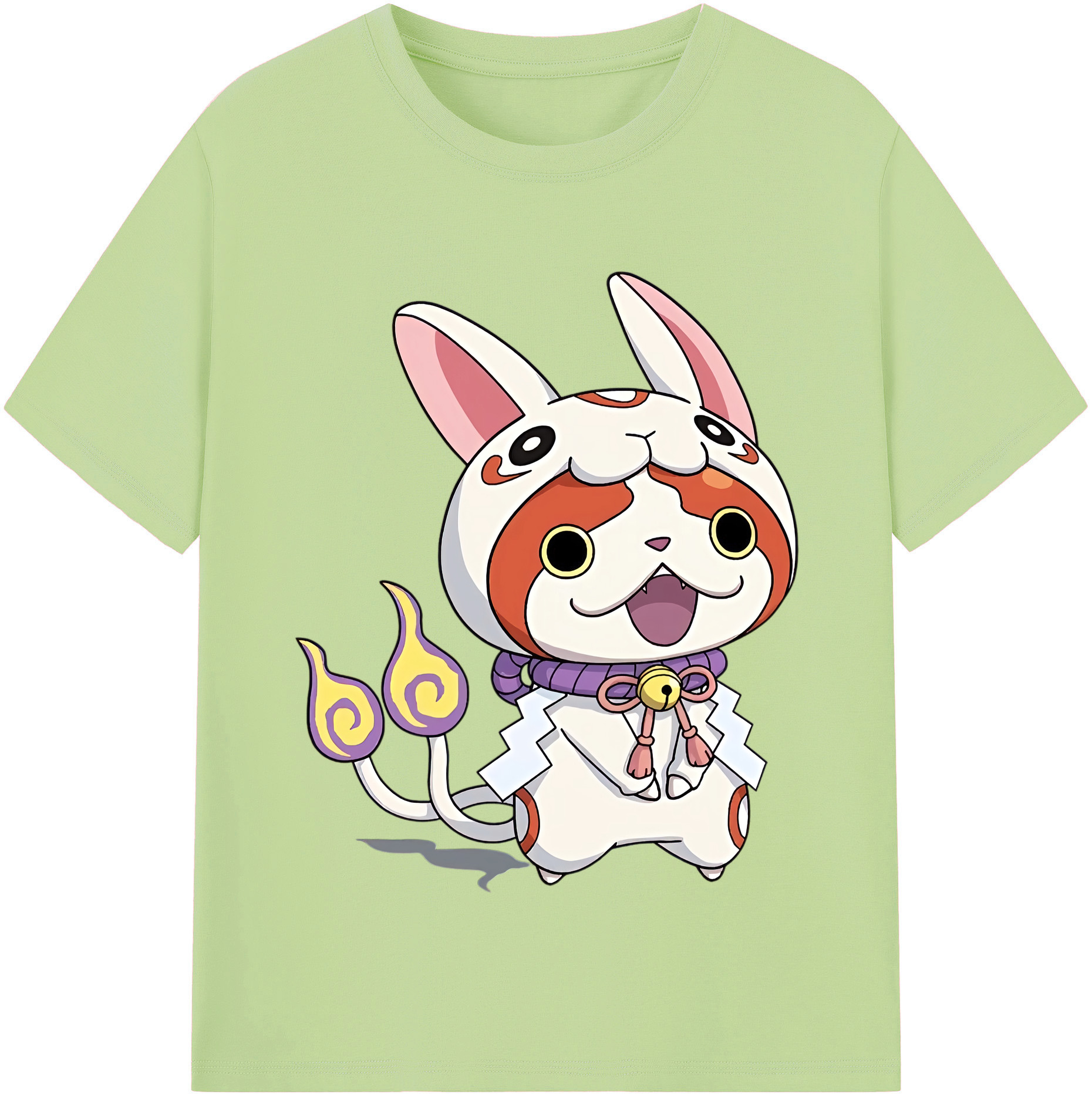 （画像用） 妖怪ウォッチ Yo-kai Watch 綿100％半袖Tシャツ（フロントプリント）